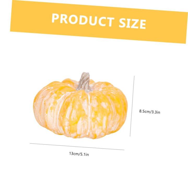 Halloween pompoenen Halloween tafelaccent kunstmatige pompoendecoratie nep mini-pompoenen porseleinen mini-pompoenen herfst keramische pompoen decor veelkleurig decor voor tafel