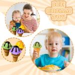 Künstliche Eisportionierer, realistische Simulation, Nachahmung von künstlichen Lebensmitteln, Desserts, Modellnachbildung, gefälschte Eiskugeln, Fotografie-Requisite für Zuhau