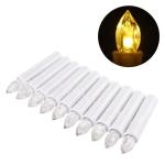 20/30/40/50/60 stuks LED-kaarsen, LED-kerstverlichting, draadloze dimbare kerstverlichting, vlamloze kerstkaarsen voor de kerstboom, kerstdecoratie, bruiloften, verjaardagen, feest