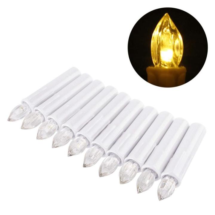20/30/40/50/60 stuks LED-kaarsen, LED-kerstverlichting, draadloze dimbare kerstverlichting, vlamloze kerstkaarsen voor de kerstboom, kerstdecoratie, bruiloften, verjaardagen, feest