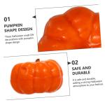 500 stuks pompoendecoratie Halloween pompoen decoratie kleine realistische pompoen desktop pompoen decoratie Halloween feestdecoratie nep pompoen PU-lijm miniatuur