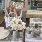 Kunstbloemen kunstboeket kunstplant bloemstukken set van 2 hortensia rozenboeket hoogte 30 cm decoratieve plant voor arrangementen feestdag tafel of bruiloft