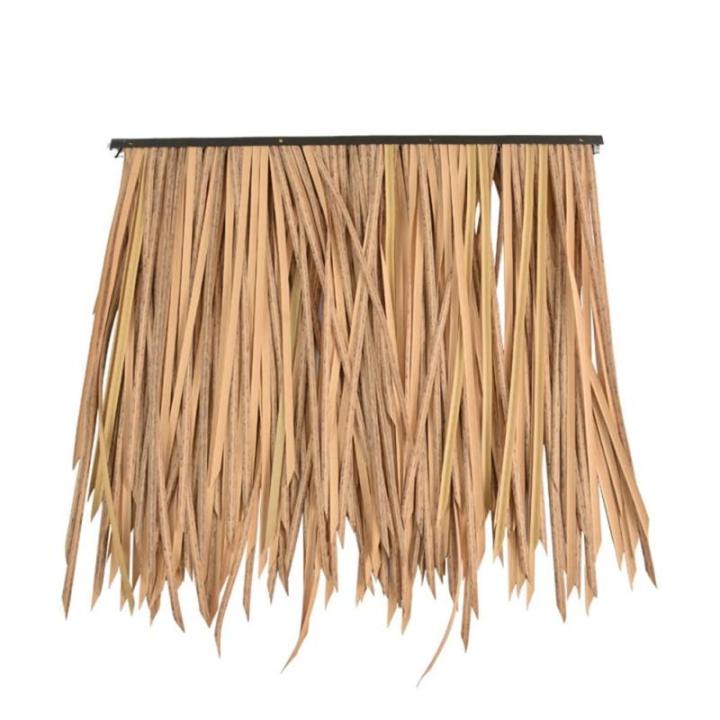 Kunststoff-Palmenstroh, Mexikanische Palmenstrohrolle, Regenschirmabdeckung, Minibar, Dachterrasse, Schatten, Tiki-Hut, Bar, Dachstrohverkleidung, Wetterfest, 50 X 50 cm