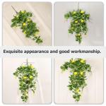 6 Stück Simulation Zitronen Rattan Baum Zitronenzweig Ornamente Zitronenzweig Dekoration Heimdekoration Zitronenzweig Zitronenzweig Baumpickel Zitronenzweig Dekoration