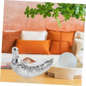 8 STK Disco-Banane Reflektierendes Disco-Ornament gefälschte Banane Bühnenbeleuchtungskugel hochzeitsdekoration Vintage Dekoration Bananenfigur Heim-Disco-Dekoration Schaum