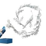 Blattband | Glitzernde Kunstblätter Wandreben - Künstliche Kränze, dekorative Ranken für Weihnachtsfoto-Dekorations-Requisiten
