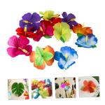 1 Satz Simulation Hibiskus Künstliche Hawaiianische Tropisches Blumendekor Abs Hochzeitsdeko Künstliche Blüten Hawaii-blumendekor Künstliche Blumenarrangements Stoff 72st