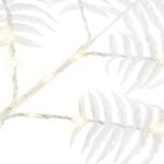 Struik met ledverlichting om neer te zetten, stabiele kunststof struik, 16 warmwitte leds met timerfunctie, op batterijen werkende kerstdecoratie (top bladeren)