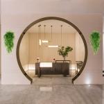 2 stuks 80 cm kunstmatige hangende planten nep klimop wijnstok nepvarens Perzische rotan nepplanten voor muur binnen buiten tuin bruiloft wanddecoratie (groen)