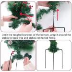 Künstlicher Weihnachtsbaum mit Außenbeleuchtung, Dekoration, simulierte Landschaft, Kiefer für Gartennadeln, Ambiente im Freien, Urlaub, goldener kleiner Füllstoff, Pflanzgefä