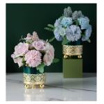 Kunstblumen Künstliche Blumen mit Vase, künstliche Blumen im Keramiktopf, Simulationsblume, Tischdekoration, Zubehör, künstliche Pflanze für jeden Anlass