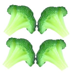 20 STK Simulierter Blumenkohl Dekorative Gemüsemodelle Realistische Gemüseattrappen Kunstpflanzen lebensechtes Gemüse simulierte Gemüsebrokkolischeibe simulierte Brokkoli-Model