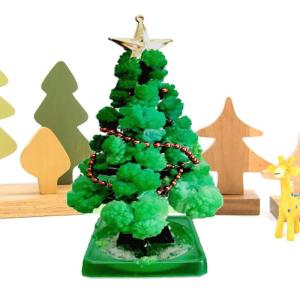 【UK Stock】Mini kerstboom magie groeien, papieren boom DIY kristal kweekkit/ornamenten decoratie speelgoed nieuwigheid kerstcadeau jongens meisjes wetenschapskits en speelgoed l