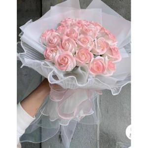 Hochzeitsstrauß for die Braut mit künstlichen Blumen, künstlichen Blumen, Dekorationszubehör for die Hochzeits- und Verlobungszeremonie, künstlicher Blumenstrauß aus Seide(Pi