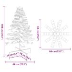 Weihnachtsbaum, Tannenbaum Holz zum Schmücken, Christbaum Holzbaum DIY Weihnachten Dekoration, Dekobaum Weihnachtsdeko, 100cm Massivholz Kiefer