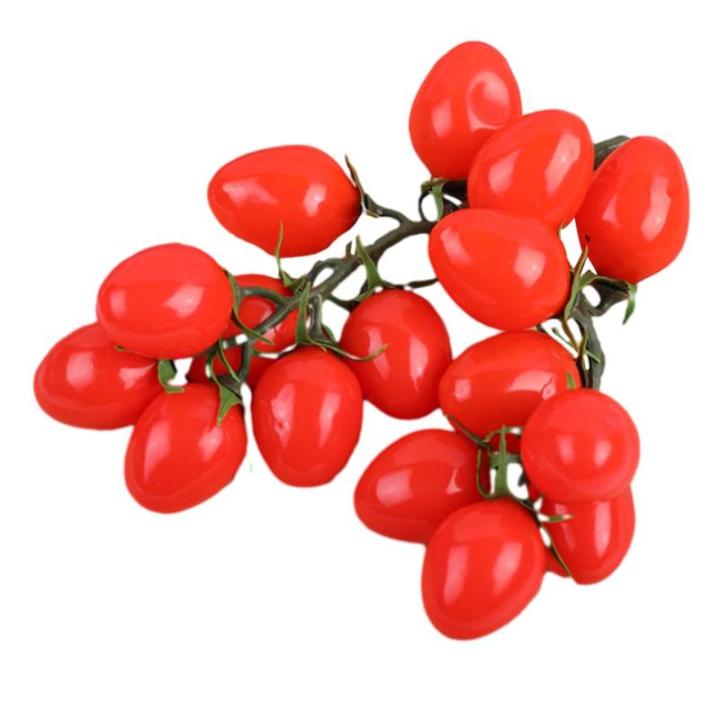5 Stück Simulierte Kleine Tomaten Kirschen Kunstobst Dekor Realistische Obst Foto Requisite Obst Requisite Obst Fotografie Requisiten Party Dekor Künstliche Früchte