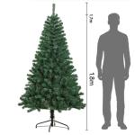 Weihnachtsbäume Künstlicher Weihnachtsbaum, Grüner Weihnachtsbaum Mit Ständer for Drinnen Und Draußen, Urlaubsdekoration Weihnachtsbaum Künstlich(1.8m)