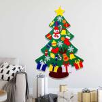Kid Felt Christmas Tree | Wall Art Decor | Christmas Tree Wall Decor | Felt Christmas Tree | Christmas Tree For Kids Interactive Fun For Children's Rooms, Bedrooms, Dormitories