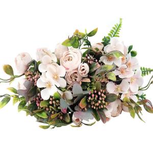 3 stuks kunstbalkonplanten, roze, zijden bloem, camelia, planten, voor buiten, bloemstukken, , , net als echt plastic, boeket voor decoratie