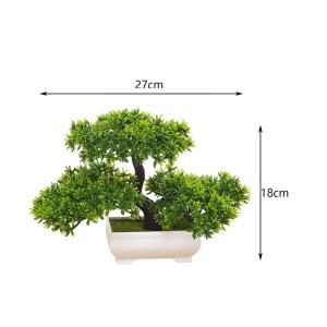 Kunstbonsai-boom, Japanse dennenpot, tuinmiddenstuk, tafeldecoratie, realistische kleine , kunstplant