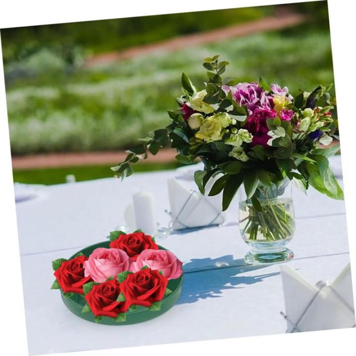 12 Stück Kunststoff-designschale, Kunststoff-blumenarrangement-Basis Für Tafelaufsatz, Dekoration Für Frische Und Künstliche Blumen, Hochzeiten Und Veranstaltungen