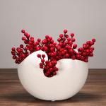 Kunstblumen Künstliche rote Beeren, Basteldekoration, für Zuhause, Büro, Party, Hotel, Urlaubsdekoration, kreative Dekorationen (rot) für jeden Anlass