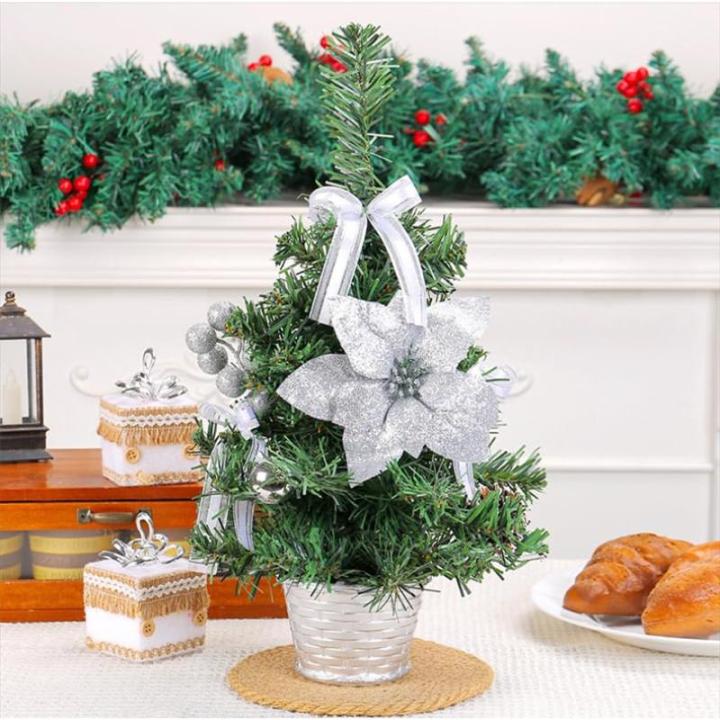 Weihnachtsbaum Geschmückt Weihnachtsbaum Klein Geschmückt Weihnachtsdeko Mini Geschmückter Weihnachtsbaum Künstlich Kleiner Weihnachtsbaum Tisch Tannenbaum für Weihnachten Dek