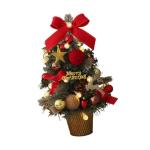 Tisch-Weihnachtsbaum, Mini-Weihnachtsbaum für den Schreibtisch mit Lichtern, dekorativer Kleiner Weihnachtsbaum, Weihnachtsdekoration für die, Style C