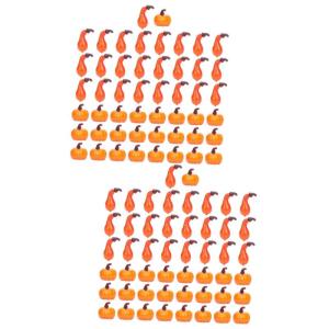 100 STK Kürbis-Ornamente Lebendige Kürbisdekore Kaminsims-dekor Kürbis Ernten Künstliche Mini-kürbisse Halloween-kürbis-Requisiten Herbstdeko Schreibtisch Belohnung Schaum