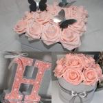 Kunstrozen, kunstrozen, schuim, rozen, bloemen, hoofd voor doe-het-zelf, bruiloft, bruid, boeketten, tafellay-outs, feest, thuis, decoraties (roze)