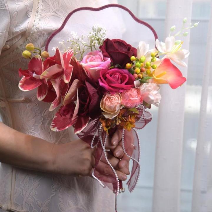Hochzeitssträuße mit Schleife für die Hochzeit, Foto-Requisiten