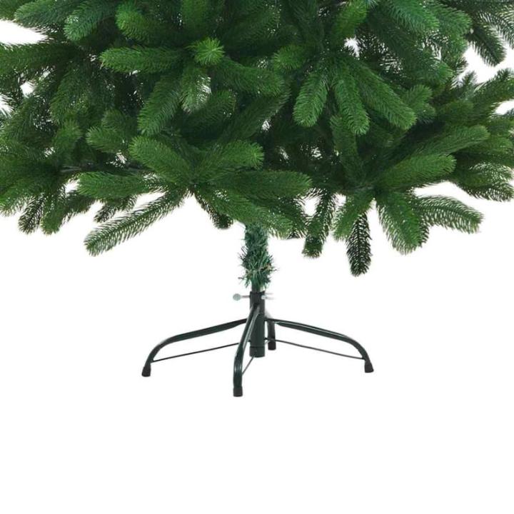 Künstlicher Weihnachtsbaum mit Beleuchtung & Kugeln mit LED Beleuchtung 150 cm Grün