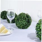 2 Sätze Blumenarrangement Topiary-baumrahmen Buchsbaum Formschnitt Topiary Sphäre Rahmen Kugelblumenregal Gestell Topiary-käfig Plumeria-Pflanzen Grünzeug Plastik Green 4 Stüc