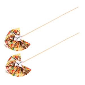 2St Blumenstab Blumenarrangement-Picks Japanisches Dekor Ostern Cupcake Picks spaß würfelunterlage Material für Blumenarrangements Blumenstrauß-Arrangement pflücken Plastik G