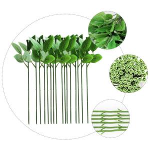 280 STK Rosenstiel künstliche blüten Artificial The Craft Material für künstliche Blumen künstlicher Blütenstiel künstliche Rosen DIY-Material grüner Blumenstieldraht Draht