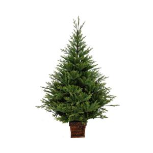 Christmas Tree Tannenbaum KüNstlich Weihnachtsbaum Im Topf, Weihnachtsbaum-Außendekoration, Geeignet for Haustür Und Veranda ChristbäUme Sztuczna