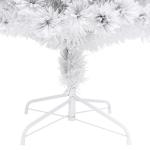 Künstlicher Weihnachtsbaum mit Beleuchtung Weiß 240cm Glasfaser Christbaum Kunstbaum Dekobaum Tannenbaum Weihnachten Künstlicher Weihnachtsbaum für Weihnachtsdeko
