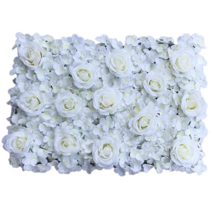 1 stuk 40 cm x 60 cm bloemenwandpaneel, , wandpaneel, bloemen, achtergrond, voor bruiloft, verjaardag, feest, woondecoratie, wanddecoratie, wit D