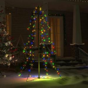 Weihnachtsbaum in Kegelform 160 LEDs Indoor & Outdoor 78x120 cm