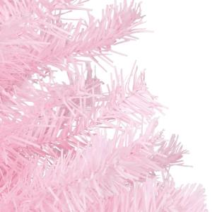 Künstlicher Weihnachtsbaum mit Ständer Christbaum Tannenbaum Kunstbaum Weihnachten Künstlicher Weihnachtsbaum Weihnachtsdeko Rosa 120 cm PVC