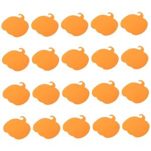 80 Stk Halloween-Kürbis Bastelschaum Brett Kürbis Schaumstoff-Kürbisbrett Kürbisse zum Basteln Dekor Ornament Partyzubehör Kürbis Handwerk Handbuch schmücken Lieferungen Kin