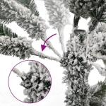 Künstlicher Weihnachtsbaum Klappbar Christbaum Kunstbaum Weihnachten Künstlicher Weihnachtsbaum Dekobaum Tannenbaum für Weihnachten Dekoration 150 LEDs & Kugeln 150 cm Grün und