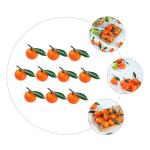 3 Sätze Gefälschte Fruchtmodelle Kunstobst Künstliche Früchte Obstkörbe Falsches Obst Schüssel Vasenfüller Früchte Nachahmung Von Orangen Schaum Künstliche Frucht PVC 10 S