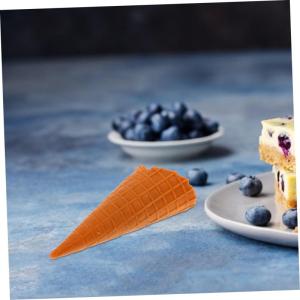 3St Knuspriger Modell kleine Eistüte Fotoaufnahme Einer Eistüten-Dekoration Simulation Eistüte-Requisite Displayzubehör für Dessertläden künstliche Eiswaffel PVC