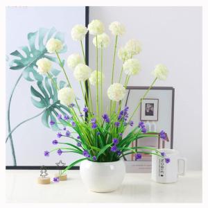 Kunstblumen Künstliche Blumen mit Topf, Kunstpflanzen, künstliche Seidenblumen für Hausdekorationen, Lobby, Badezimmer, Hochzeit, Büro für jeden Anlass