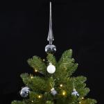 Weihnachtsbaum, Klappbar Christbaum mit 300 LEDs Kugeln Ständer, Beleuchtet Tannenbaum Kunstbaum mit 8 Beleuchtungsmodi, Weihnachtsdeko Dekobaum, 270cm