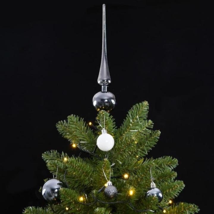 Weihnachtsbaum, Klappbar Christbaum mit 300 LEDs Kugeln Ständer, Beleuchtet Tannenbaum Kunstbaum mit 8 Beleuchtungsmodi, Weihnachtsdeko Dekobaum, 270cm