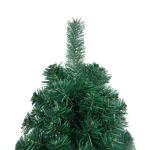 Künstlicher Halb-Weihnachtsbaum Beleuchtung Kugeln Grün 180 cmGün und Golden