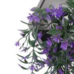 2 PCS Artificial Ivy Vine Artificial Flowers Artificial Hanging Plants Hanging Garland Vine Flower Plastic Plants for Wedding Party Garden Home Hanging Basket Decoration (Purple)