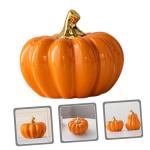 pompoen decoratie sculptuur kunstmatige pompoenen Halloween pompoen Halloween pompoen Halloween tafeldecoraties Halloween home decor Halloween tafel accent pompoen figuur van keram